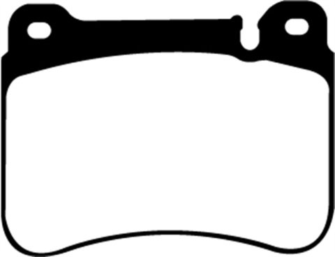 EBC Greenstuff Passenger Car Organic Brake Pads DP21590 Pads, Greenstuff, Organic, Front, Mercedes-Benz, Set