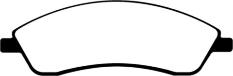 EBC Greenstuff Passenger Car Organic Brake Pads DP21692 Pads, Greenstuff, Organic, Front, Cadillac, Pontiac, Set