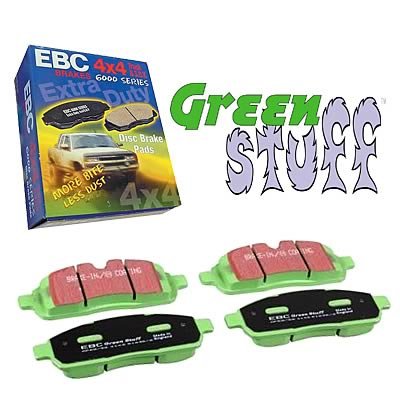 EBC Greenstuff Elite SUV and Light Truck Organic Brake Pads for 2004-2007 FREESTAR, MONTEREY - DP61695 Pads, 6000 Series, Front, Ford, Mercury, Freestar, Monterey, Set