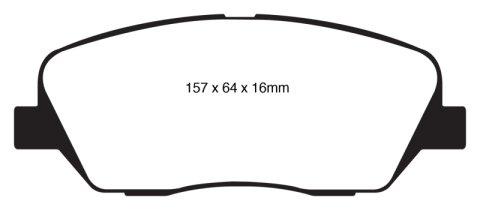 EBC Yellowstuff Brake Pads DP41844R Disc Pad