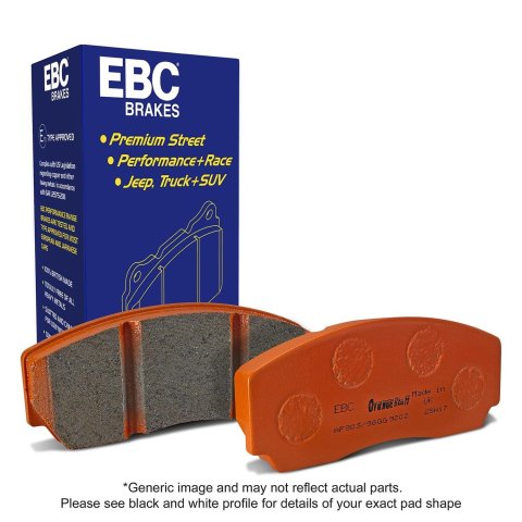 EBC Extra-Duty Light Truck and SUV Brake Pads for 2017-2020 F-450 SUPER DUTY, 2019-2022 F-550 DUTY - ED93078 Pads, Extra-Duty, Truck/SUV, Red Pads, Aramid Fiber, Carbon Granular Material, Molded Construction, Ford, F450, F550, Super Duty,