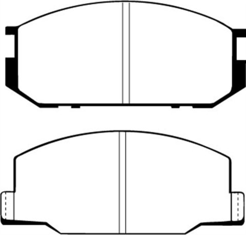 EBC Redstuff Ceramic Brake Pads DP3456C Pads, Redstuff, Ceramic, Front, Lotus, Toyota, Set