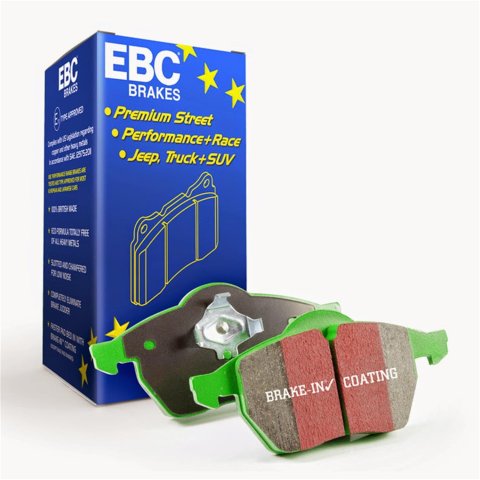 EBC Greenstuff Passenger Car Organic Brake Pads for 2011-2018 LEAF - DP21747 2000 Series Sport