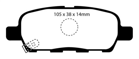 EBC Brakes Brake Rotor and Pad Combos S4KR1629 Disc Kit DP31955C+USR7219