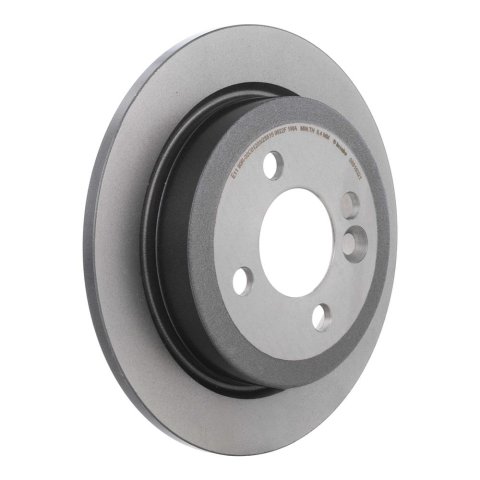 Brembo Premium UV Coated Brake Rotors 08.9163.21 Rotor, Brembo, Solid, Solid Surface, 10.2 in. Diameter, Iron, UV-Coated, Mini Cooper, Each