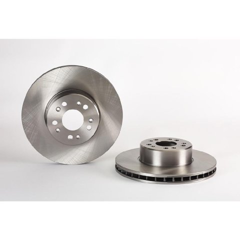 Brembo Premium UV Coated Brake Rotors 09.8726.10 Rotor, Brembo, Vented, Solid Surface, 12.6 in. Diameter, Iron, UV-Coated, Mercedes-Benz, Each