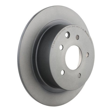 Brembo Premium UV Coated Brake Rotors 08.A715.11 Rotor, Brembo, Solid, Solid Surface, 11.5 in. Diameter, Iron, UV-Coated, for Nissan, Each