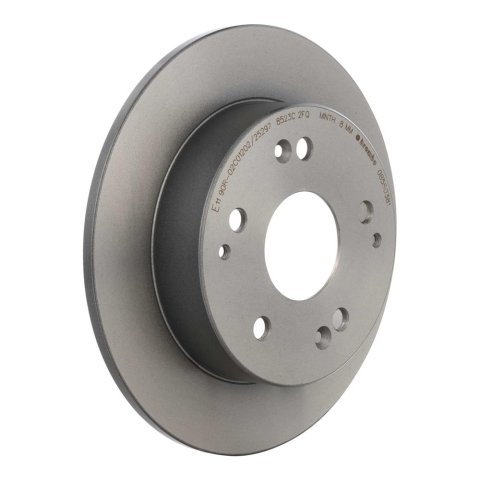 Brembo Premium UV Coated Brake Rotors 08.5803.81 Rotor, Brembo, Solid, Solid Surface, 10.24 in. Diameter, Iron, UV-Coated, For use on Acura®, Each