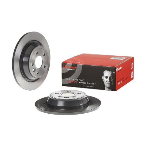 Brembo Premium UV Coated Brake Rotors 08.A540.11 Rotor, Brembo, Solid, Solid Surface, 11.89 in. Diameter, Iron, UV-Coated, Land Rover, Each