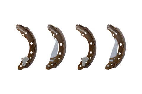 Brembo Original Equipment Brake Shoes S85540N Shoes, Equipment, Bonded, Organic, Audi, Volkswagen, Set