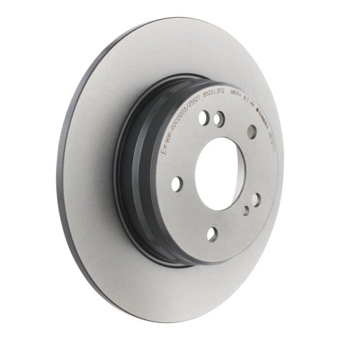 Brembo Premium UV Coated Brake Rotors 08.7211.21 Rotor, Brembo, Solid, Solid Surface, 11.42 in. Diameter, Iron, UV-Coated, Mercedes-Benz, Each