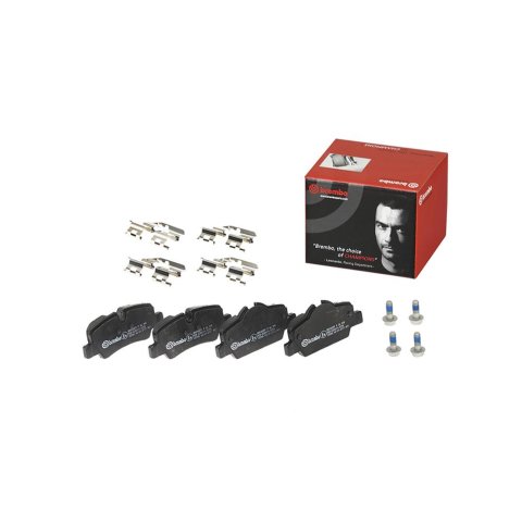 Brembo Low-Met Brake Pads P06090 Pads, Low-Met, Semi-Metallic, Mini, Rear, Set