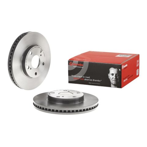 Brembo Prime UV Coated Brake Rotors 09.A386.11 Rotor, Brembo, Vented, Solid Surface, 10.83 in. Diameter, Iron, UV-Coated, Lexus, Each