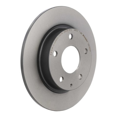 Brembo Premium UV Coated Brake Rotors 08.C653.11 Rotor, Brembo, Solid, Solid Surface, 10.43 in. Diameter, Iron, UV-Coated, Mazda, Each