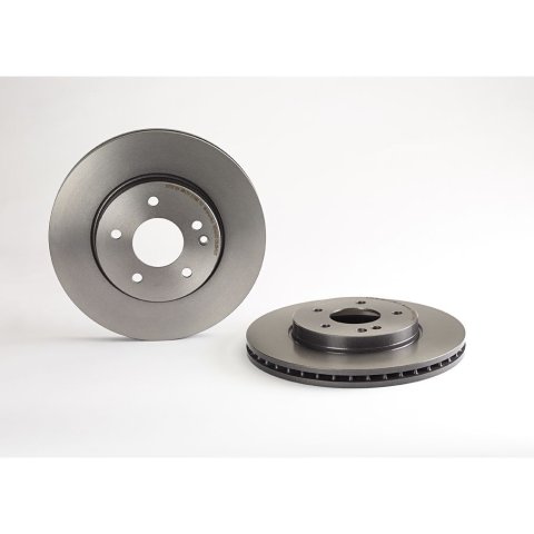 Brembo Premium UV Coated Brake Rotors 09.6845.11 Rotor, Brembo, Vented, Solid Surface, 11.34 in. Diameter, Iron, UV-Coated, Mercedes-Benz, Each