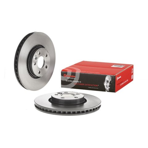 Brembo Premium UV Coated Brake Rotors 09.A426.11 Rotor, Brembo, Vented, Solid Surface, 12.44 in. Diameter, Iron, UV-Coated, Land Rover, Each