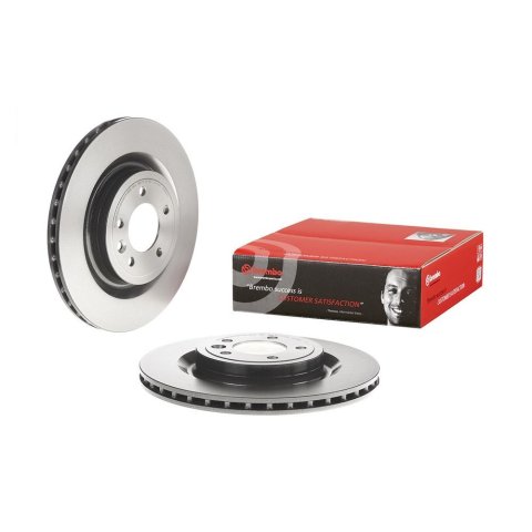 Brembo Premium UV Coated Brake Rotors 09.B503.11 Rotor, Brembo, Vented, Solid Surface, 13.78 in. Diameter, Iron, UV-Coated, Land Rover, Each