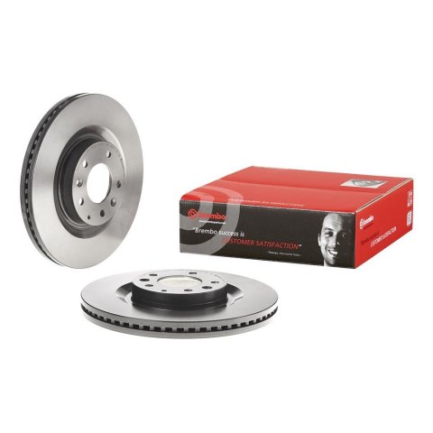 Brembo Premium UV Coated Brake Rotors 09.C177.11 Rotor, Brembo, Vented, Solid Surface, 12.6 in. Diameter, Iron, UV-Coated, Mazda, Each