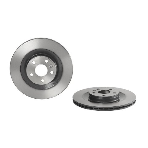 Brembo Premium UV Coated Brake Rotors 09.C938.11 Rotor, Brembo, Vented, Solid Surface, 12.6 in. Diameter, Iron, UV-Coated, Volvo, Each