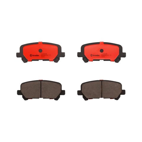 Brembo NAO Ceramic Brake Pads P28083N Pads, Brembo, Ceramic, Integrally Molded, Shims, For use on Honda®, Set