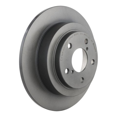 Brembo Premium UV Coated Brake Rotors 08.6897.11 Rotor, Brembo, Solid, Solid Surface, 10.43 in. Diameter, Iron, UV-Coated, Saab, Each