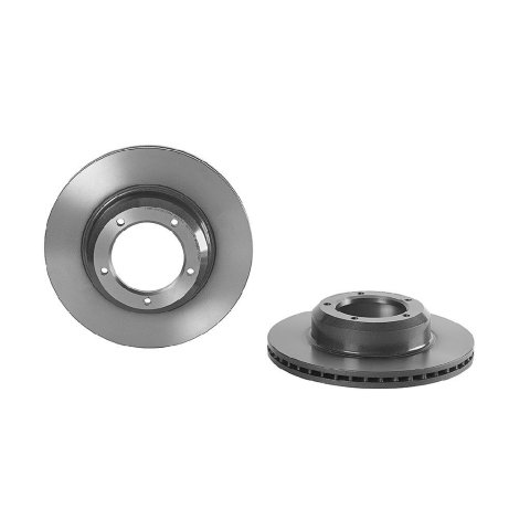 Brembo Premium UV Coated Brake Rotors 09.5488.11 Rotor, Brembo, Vented, Solid Surface, 11.73 in. Diameter, Iron, UV-Coated, Land Rover, Each