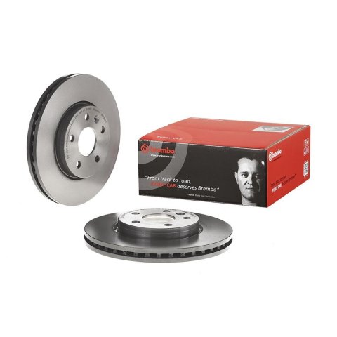 Brembo Premium UV Coated Brake Rotors 09.B355.11 Rotor, Brembo, Vented, Solid Surface, 10.87 in. Diameter, Iron, UV-Coated, Chevrolet, Each
