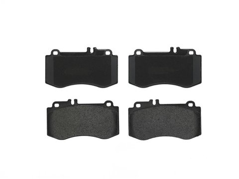 Brembo Low-Met Brake Pads P50087 Pads, Brembo, Semi-Metallic, Integrally Molded, Shims, Mercedes-Benz, Set