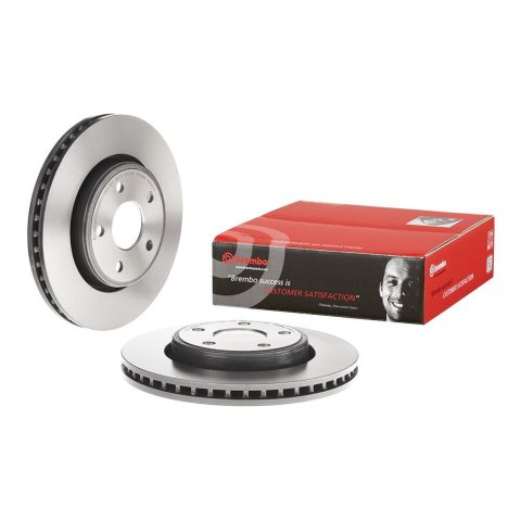 Brembo Premium UV Coated Brake Rotors 09.A031.11 Rotor, Brembo, Vented, Solid Surface, 12.91 in. Diameter, Iron, UV-Coated, Jeep, Each