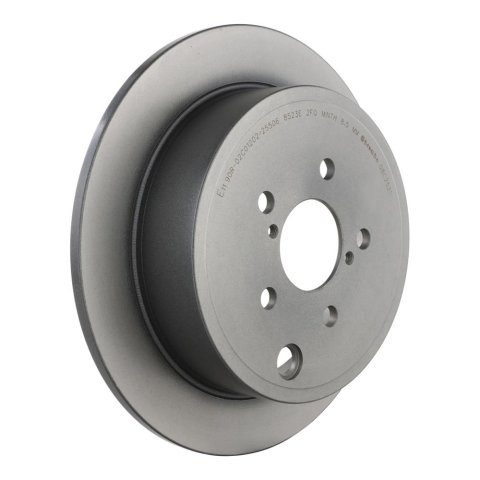 Brembo Premium UV Coated Brake Rotors 08.C252.11 Rotor, Brembo, Solid, Solid Surface, 11.26 in. Diameter, Iron, UV-Coated, Subaru, Each