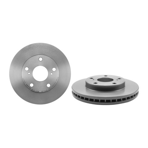 Brembo Premium UV Coated Brake Rotors 09.5623.11 Rotor, Brembo, Vented, Solid Surface, 10.04 in. Diameter, Iron, UV-Coated, Toyota, Each
