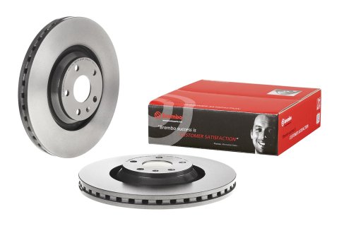 Brembo Prime UV Coated Brake Rotors 09.B038.11 Rotor, Brembo, Vented, Solid Surface, 13.39 in. Diameter, Iron, UV-Coated, Audi, Each