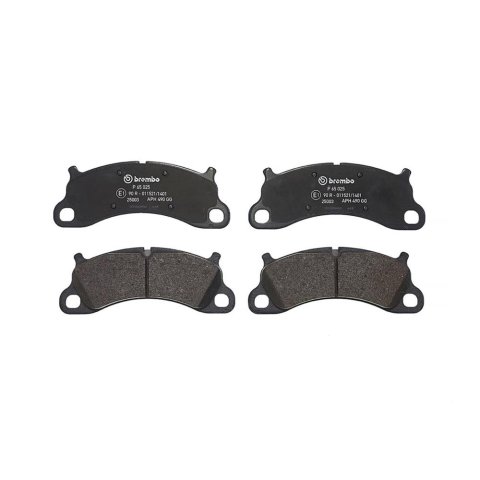 Brembo Low-Met Brake Pads P65025 Pads, Brembo, Semi-Metallic, Integrally Molded, Shims, Porsche, Set