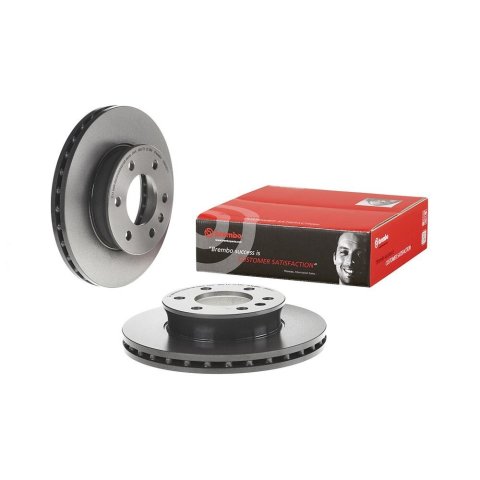Brembo Premium UV Coated Brake Rotors 09.9508.11 Rotor, Brembo, Vented, Solid Surface, 11.81 in. Diameter, Iron, UV-Coated, Dodge, Each