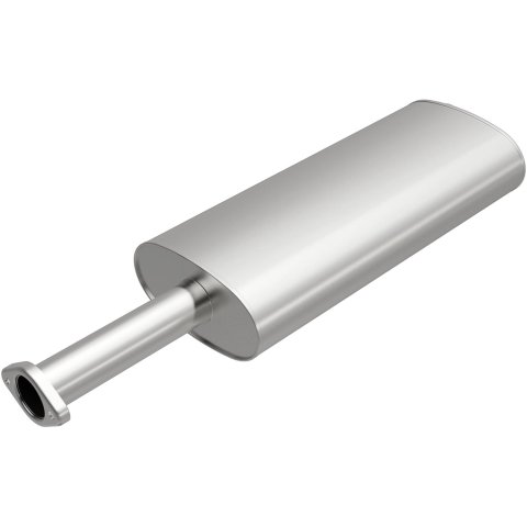 MagnaFlow Universal Steel 2.25 Inch Muffler 201-1411 Muffler, Universal, in. Center Inlet, in. Offset Outlet, Oval, Steel, Aluminized, Each