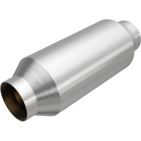 MagnaFlow California Grade CARB Compliant Universal Catalytic Converters 5631406 Converter, Stainless Steel, 2.50 in. Inlet, 2.50 in. Outlet, 11.0 in. Length, Universal, Each