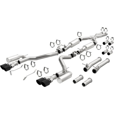 MagnaFlow xMOD Series Performance Exhaust Systems for 2017-2023 CHALLENGER - 19536 Systems, Series, 3 in. Diameter, Cat-Back, 4 in. Carbon Fiber Tips, Dodge, Kit