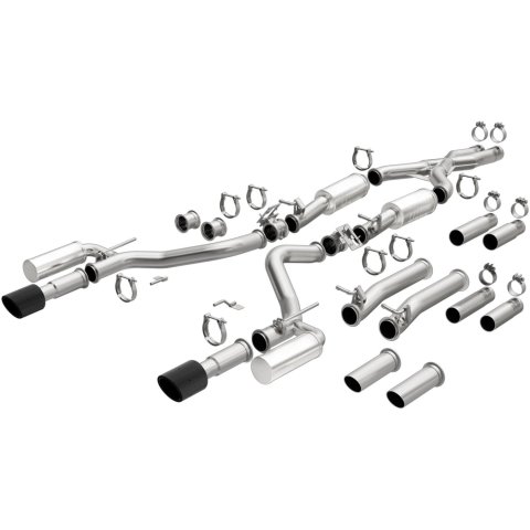 MagnaFlow xMOD Series Performance Exhaust Systems for 2015-2023 300, CHARGER - 19496 Systems, Series, 3 in. Diameter, Cat-Back, 4.625 in. Carbon Fiber Tips, Dodge, Kit