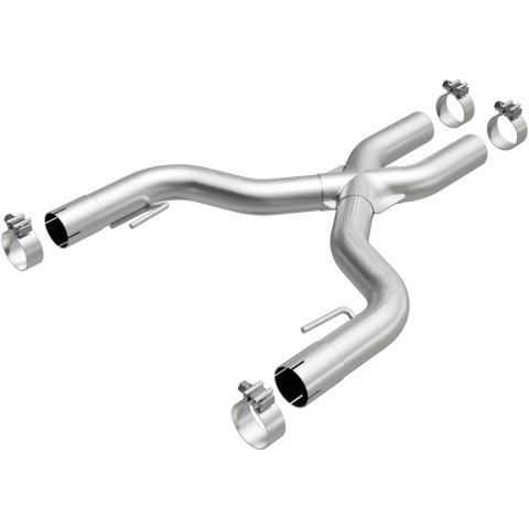 MagnaFlow Tru-X Stainless Steel Crossover Pipes 15485 Pipe, X-Pipe, Steel, Natural, 2.5 in. Diameter, Ford, 4.6L, Kit
