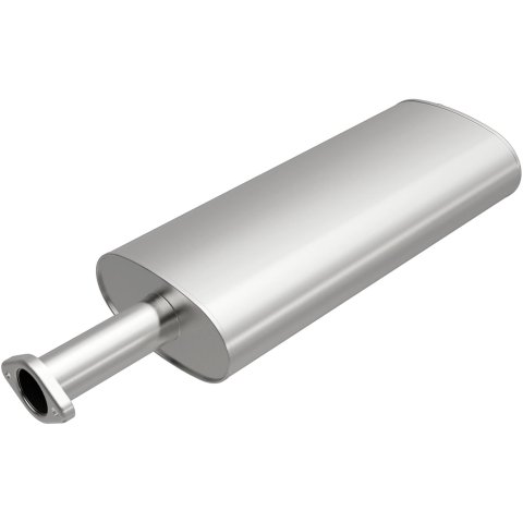 MagnaFlow Universal Steel 2.25 Inch Muffler 201-1414 Muffler, Universal, in. Center Inlet, in. Offset Outlet, Oval, Steel, Aluminized, Each
