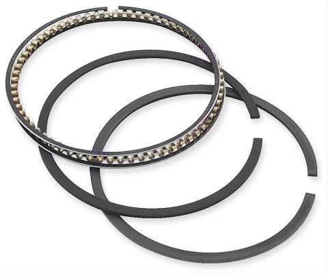 Wiseco 2-Stroke Piston Rings 2067CS Ring, Chrome, 52.50mm, Kawasaki, Each