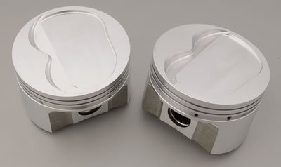 Wiseco Professional Series Pistons K167A4 Pistons, Forged, Flat, 4.040 in. Bore, 1/16 in., 1/16 in., 3/16 in. Ring Grooves, Chevy, Small Block, Set of 8