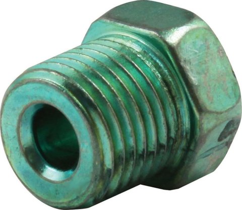 Allstar Performance Inverted Flare Nuts ALL50114 Tube Nuts, Flare, 3/16 in. Tube, 1/2-20 in. Nut, Steel, Green, Pair