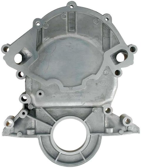 Allstar Performance Timing Covers ALL90018 Cover, One-piece, Aluminum, Natural, Ford, 5.0L, 5.8L, Each