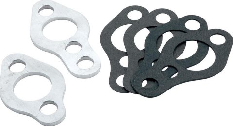 Allstar Performance Water Pump Spacers ALL31070 Spacer Kit, Pump, Aluminum, Natural, 1/8 in. Thick, Chevy, Small Block, Kit