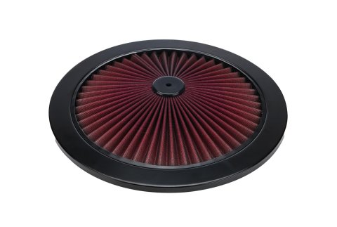 Allstar Performance Air Cleaner Tops ALL26010 Filter Assembly Top, Black, Steel, Round, Cotton Gauze, Red, Each