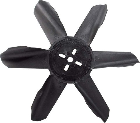 Allstar Performance Molded Nylon Fans ALL30094 Fan Blade, Lightweight, Nylon, Black, 17 in. Diameter, 5/8 in. Pilot, Each