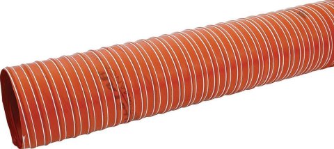 Allstar Performance High-Temp Brake Duct Hoses ALL42155 Cooling Hose, High-Temp, Silicon Coated Woven Fiberglass, Orange, 4 in. Diameter, 120 in. Length