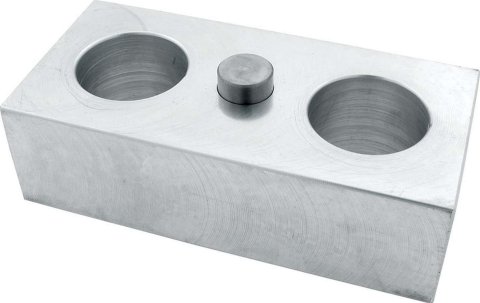 Allstar Performance Lowering Blocks ALL56062 Block, Rear, Aluminum, 1.50 in. Thick, 2.50 in. Width, 5.00 in. Length, Each