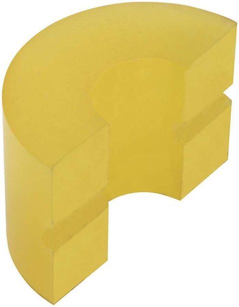 Allstar Performance Third Link Half Bushings ALL56393 Bushing, Bushing, Yellow, 70 Durometer, Each